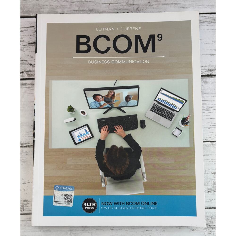Lehman + Dufrene BCOM9 Business Communication Paperback Book